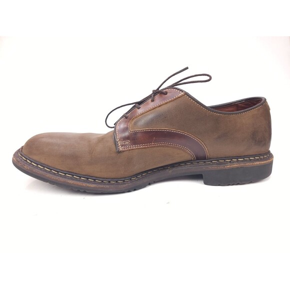 Allen Edmonds Berkshire Oxford Dress Shoes Mens Size 10.5 D Brown Leather USA